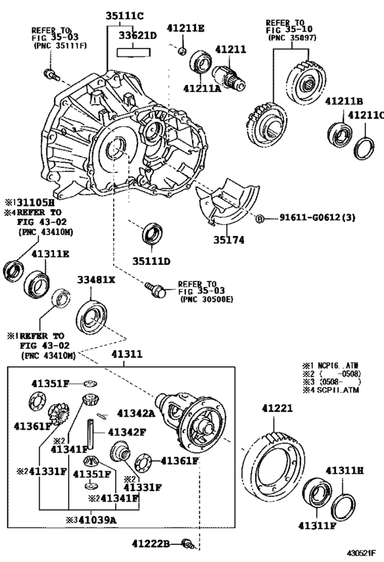 Front Axle Housing & Differential