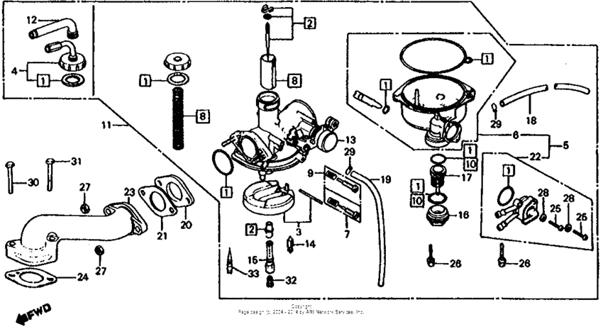 Схема карбюратор pz19