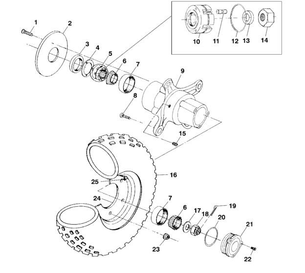 Front wheel