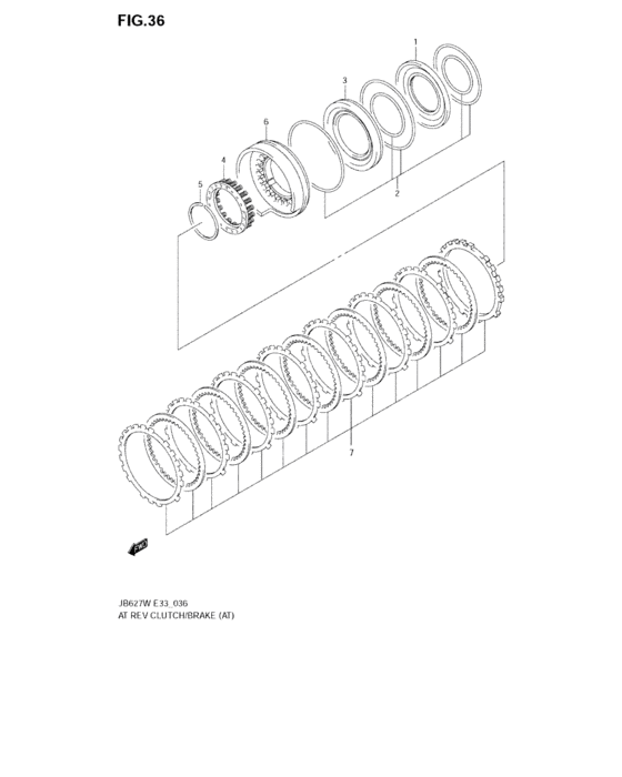 At rev clutch & brake