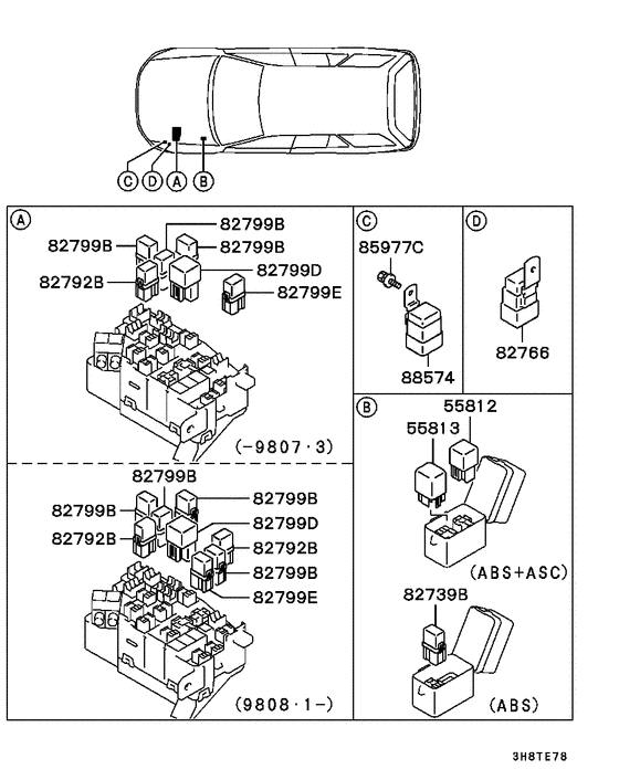 Relay,flasher & sensor