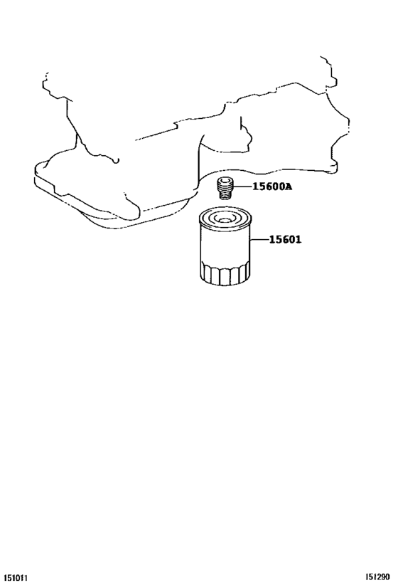 Oil Filter for 2007 2013 Toyota VIOS NCP93 General sales region