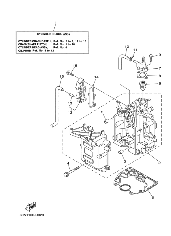 Cylinder crankcase
