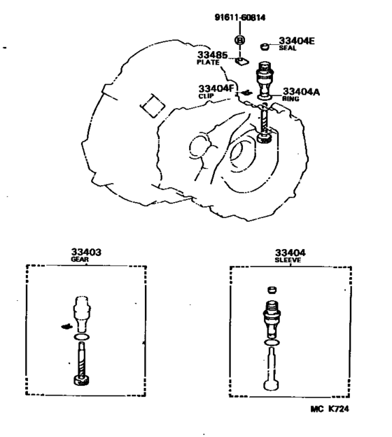 Speedometer Driven Gear (Mtm)