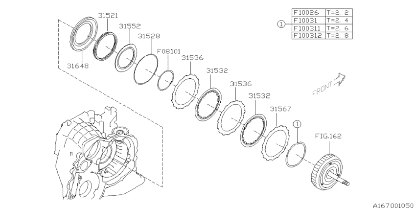 At, low & reverse brake