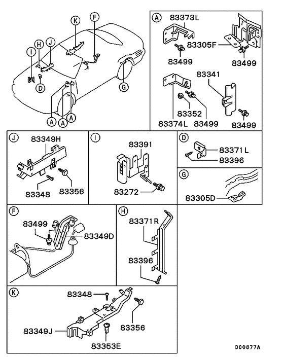 Wiring & attaching parts
