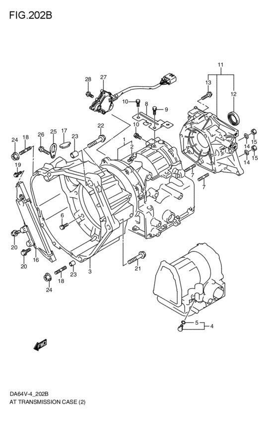 at - transmission case