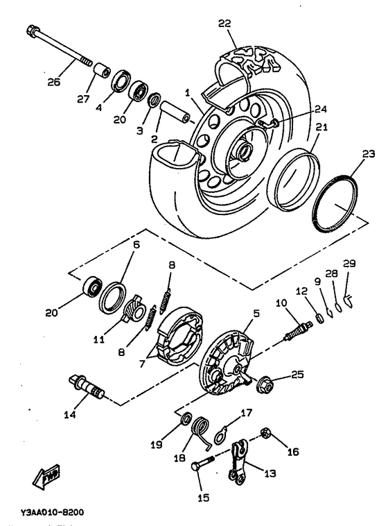 Front wheel