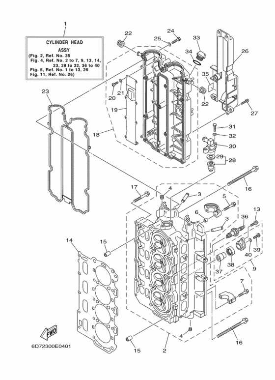 Cylinder & crankcase 2