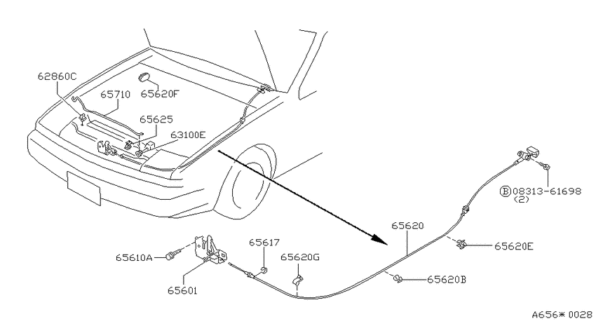 Hood lock control