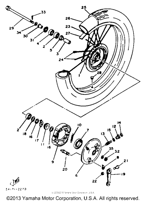 Front wheel