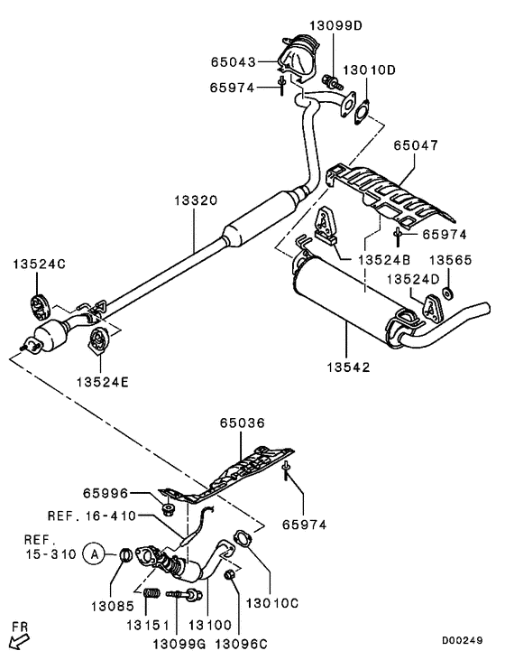 Exhaust pipe & muffler