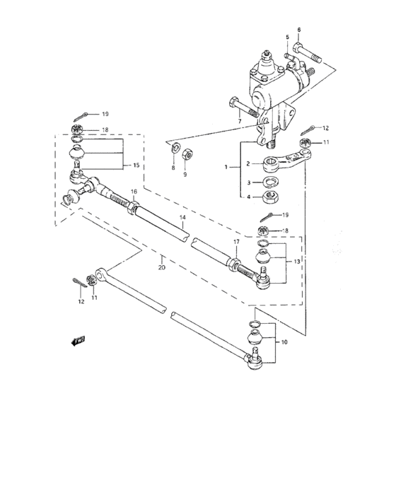 Steering link