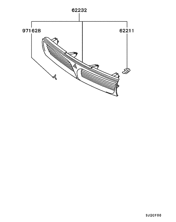 Radiator grille,headlamp bezel