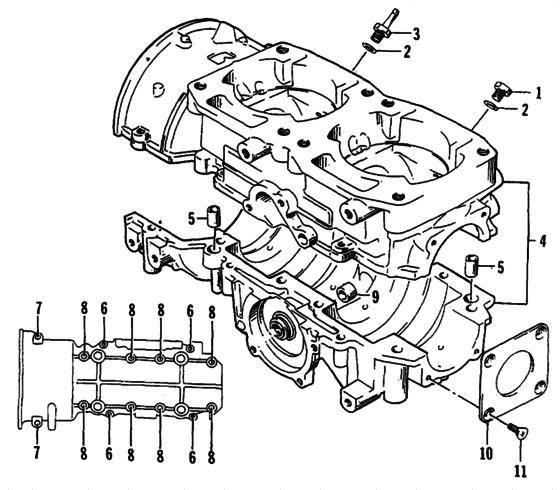 Crankcase assembly