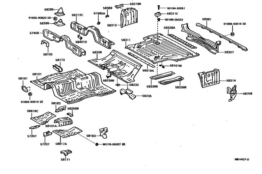 Floor Pan & Lower Back Panel