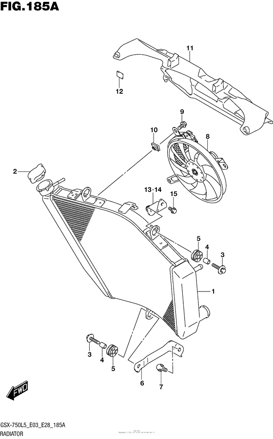 Radiator (Gsx-R750L5 E03)