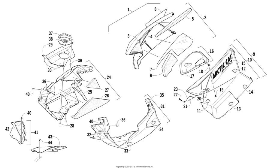 Skid Plate And Side Panel Assembly