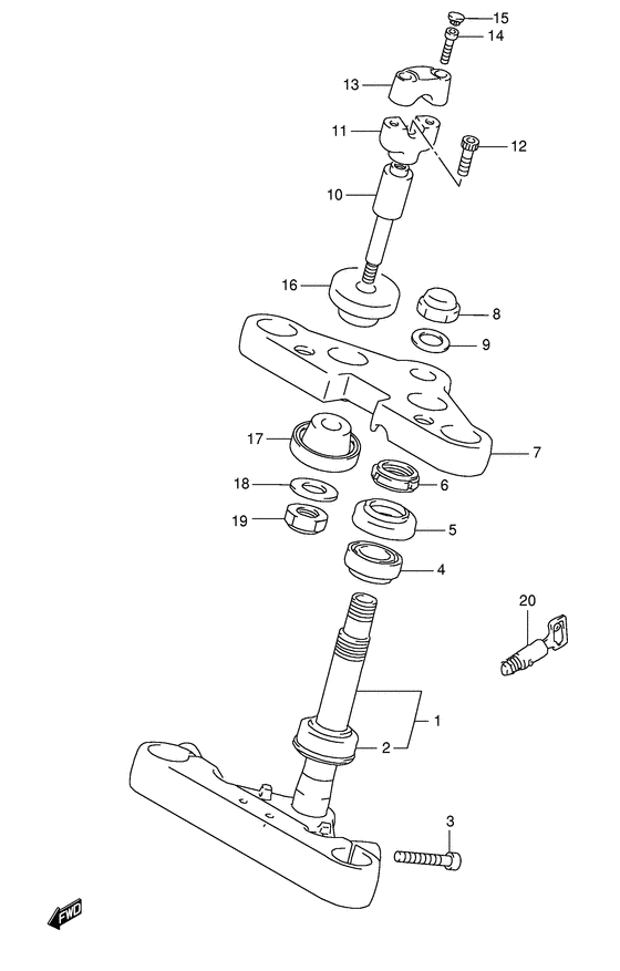 Steering stem