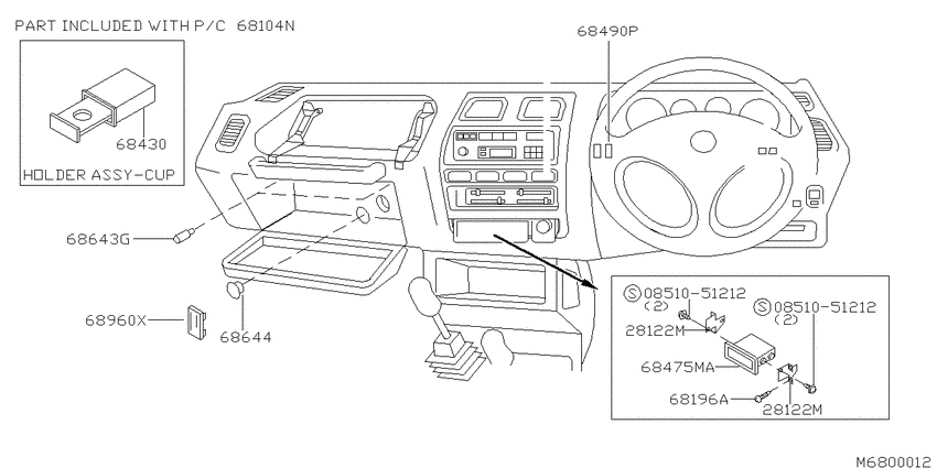 Instrument panel, pad & cluster lid