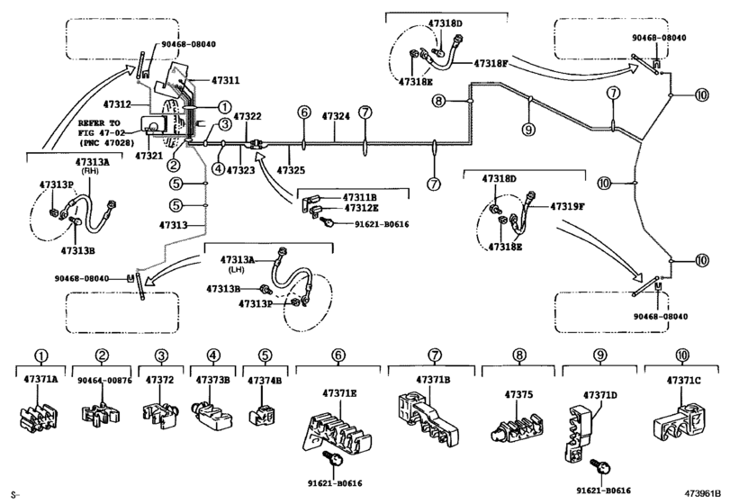 Brake Tube & Clamp