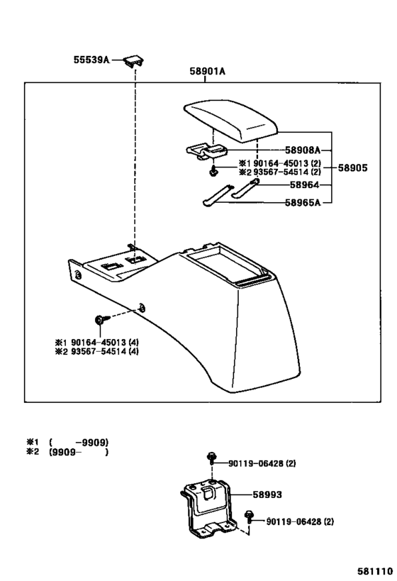 Console Box & Bracket
