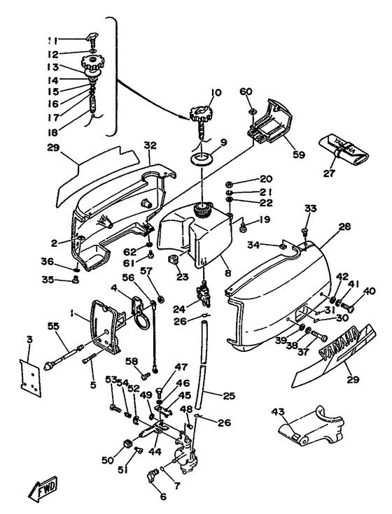 Capot, section dalimentation