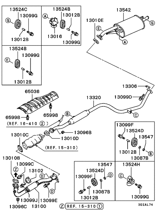 Exhaust pipe & muffler