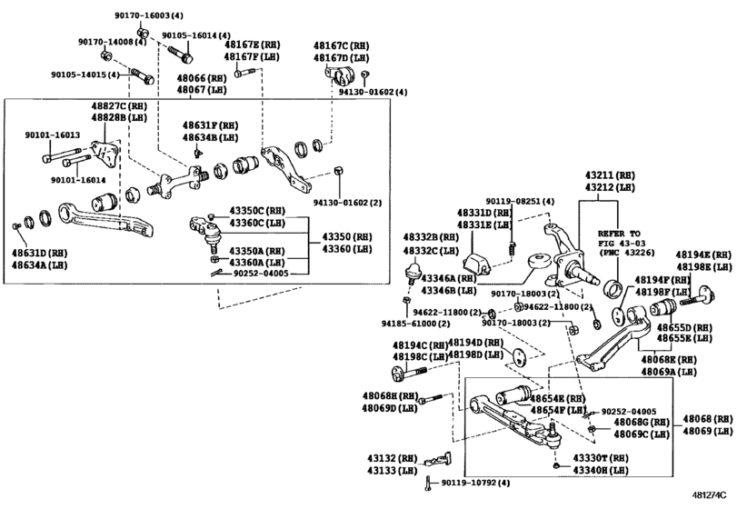 Front Axle Arm & Steering Knuckle
