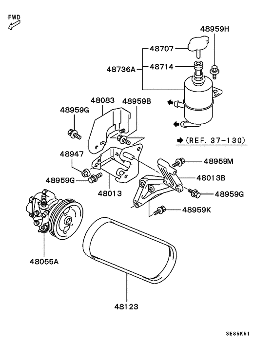 Power steering oil pump