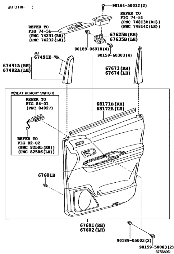 Front Door Panel & Glass