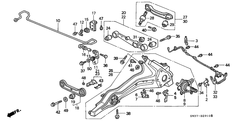 Rear stabilizer/ rear lower arm