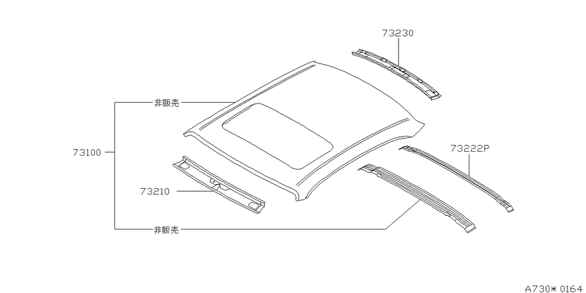 Roof panel & fitting