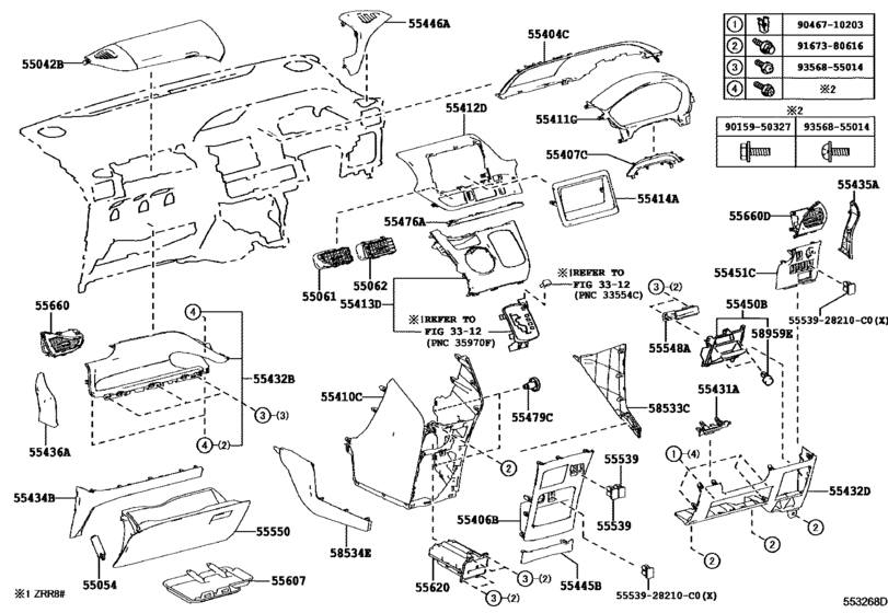 Instrument Panel & Glove Compartment