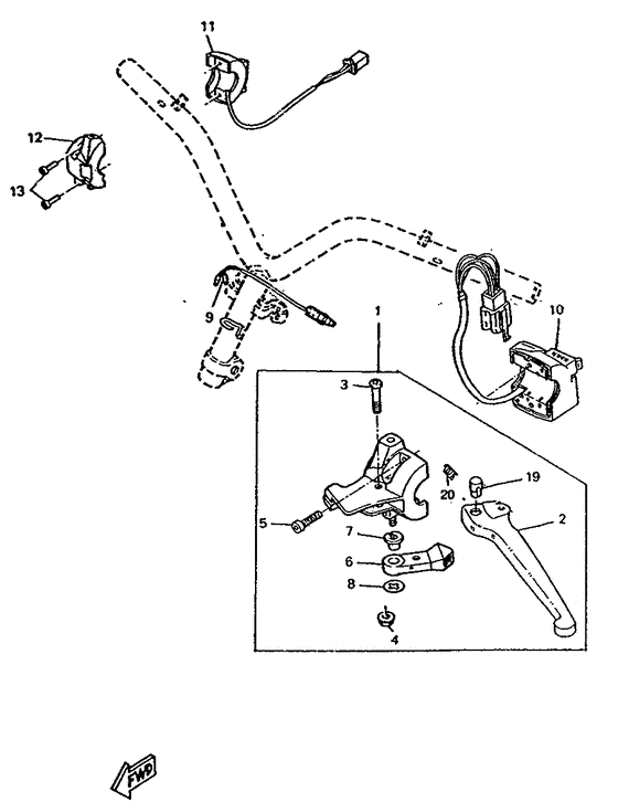 Handle switch & lever