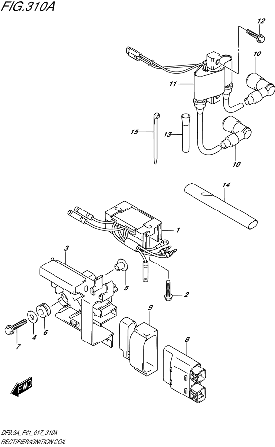 Rectifier/ignition coil