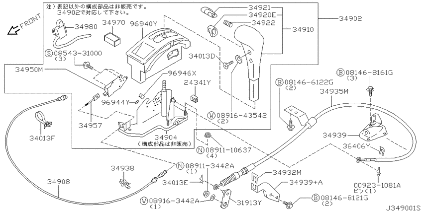 Auto transmission control device