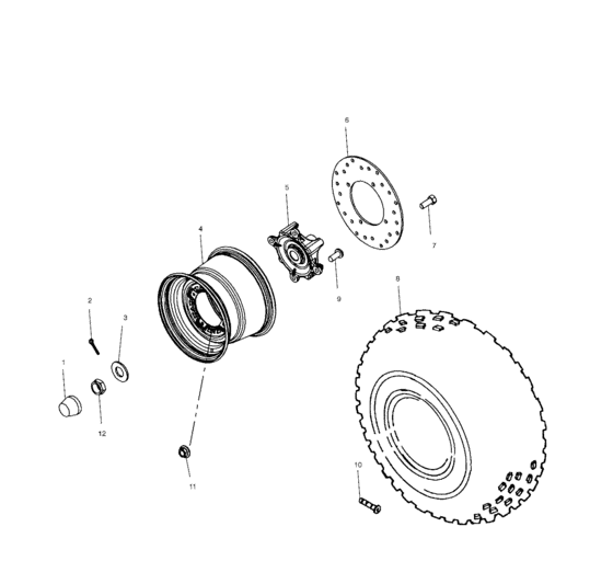 Rear wheel drive
