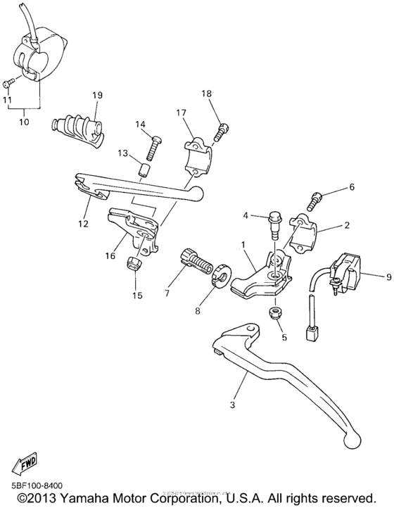 Handle switch & lever
