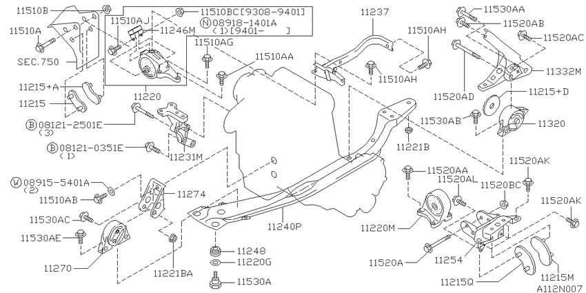 Engine & transmission   mounting