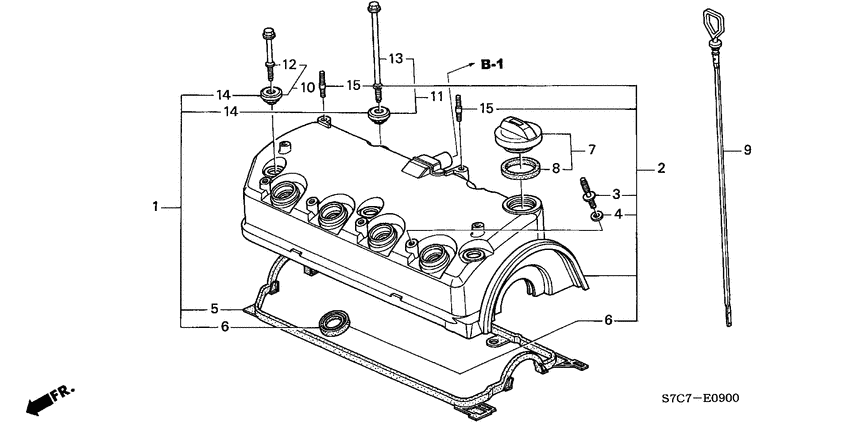 Cylinder head cover