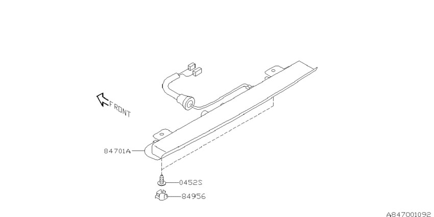 Lamp (high mount stop lamp)