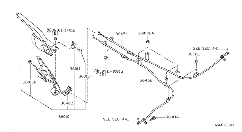Parking brake control
