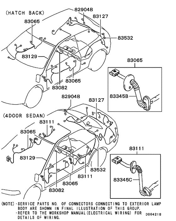 Wiring & attaching parts