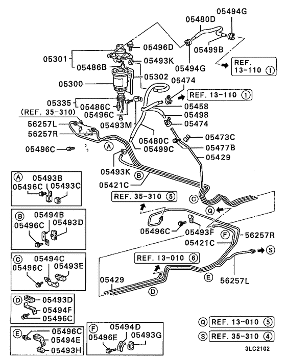 Fuel line & vapor gas control