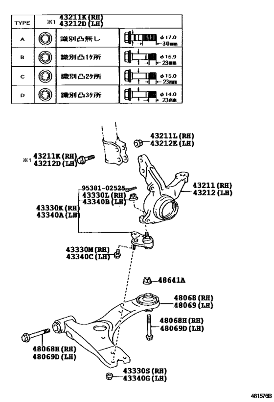 Front Axle Arm & Steering Knuckle