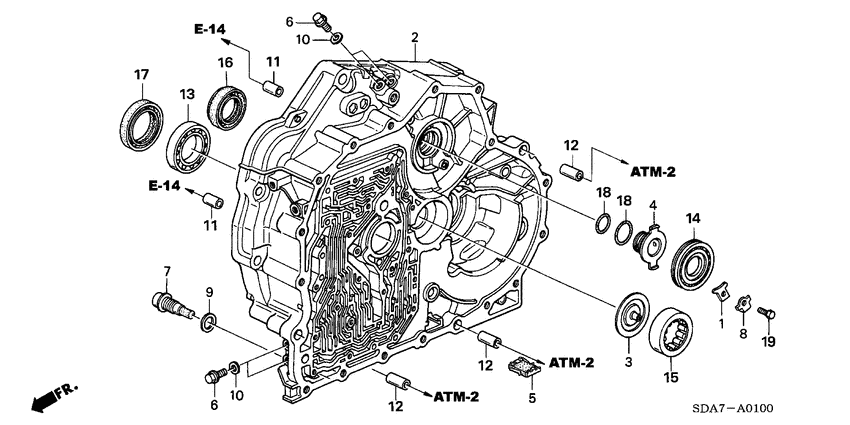 Torque converter case