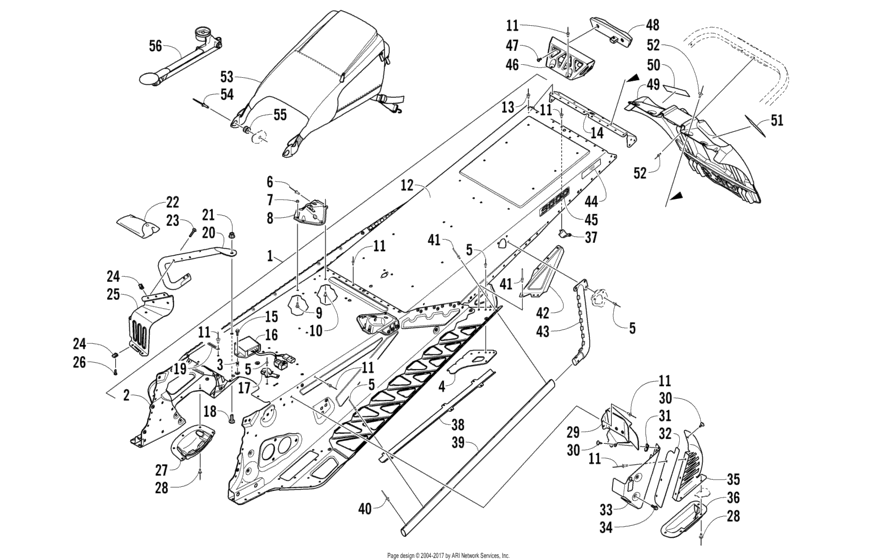 Tunnel And Snowflap Assembly
