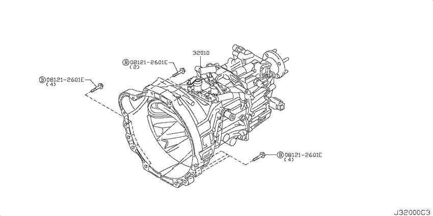 Manual transmission, transaxle & fitting