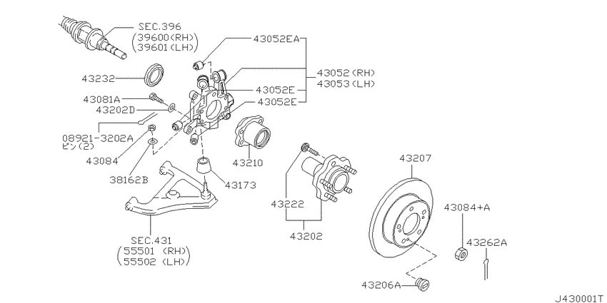 Rear axle
